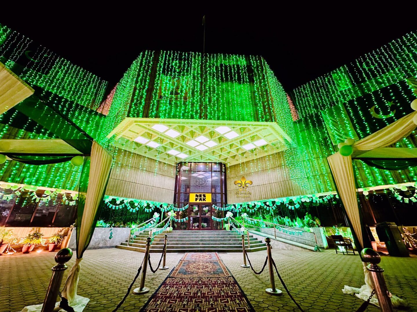 fairy lights decor, themed setup, company event, events management