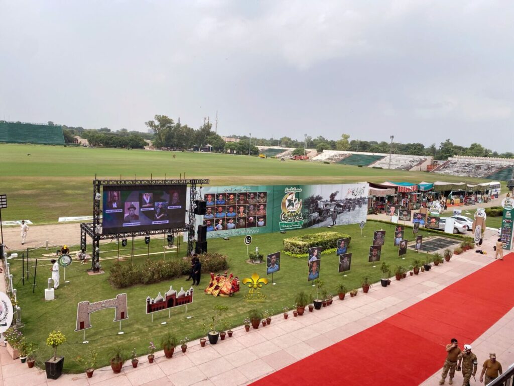 open-air-independence-day-decor smd screen, pakistan day, day time event, flex backdrop