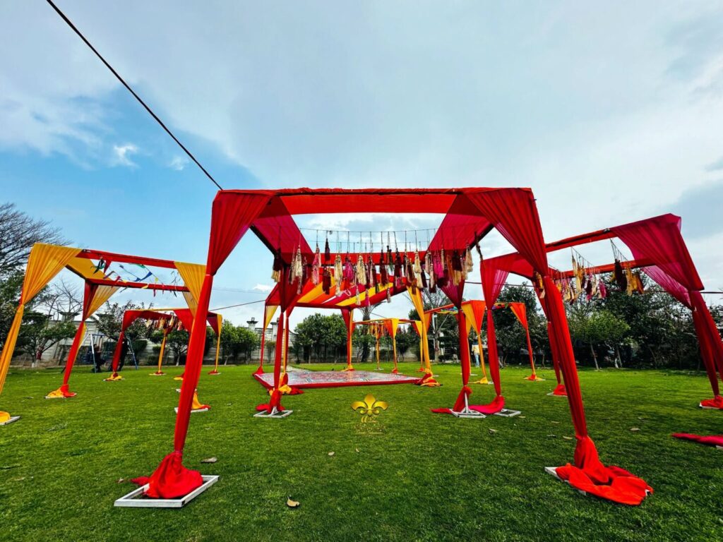 open-air-intimate-setup outdoor event, day time setup, caterers, events services