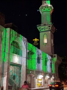 thematic-lighting building light, masjid light, rabi ul awwal decor, events management