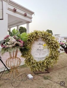 canvas-board event designers, welcome board, intimate nikkah, food suppliers