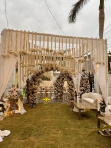 wedding entrance, a2z events services, seating arrangements, gazebos