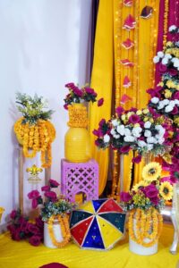 mayoun-decor dholki setup, customized props, events management, a2z events solutions