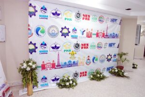 media-wall corporate planner, entrance setup, events management, a2z events
