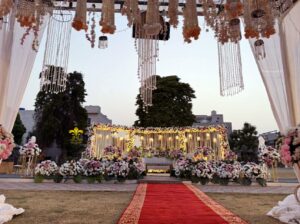 open-air-nikkah western theme, wedding designers, qabool hai ceremony, area decor