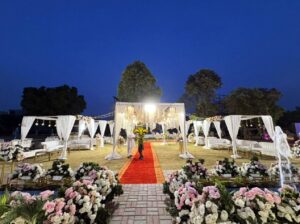 open-air-setup outdoor nikkah, intimate event, wedding management, caterers