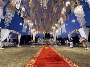 outdoor-event western theme, nikkah ceremony, open air wedding, a2z events